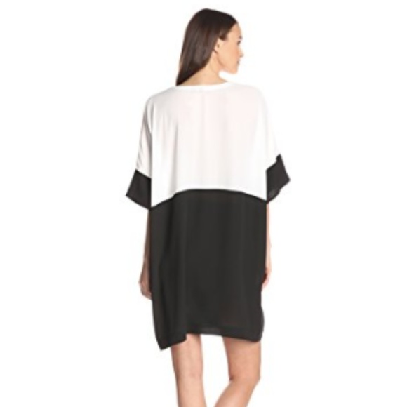 BCBGMAXAZRIA Inessa Color-Blocked Tunic Dress - Picture 3 of 4